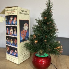 Christmas Concepts Fibre Optic flower  21" Tree red base working colour changing