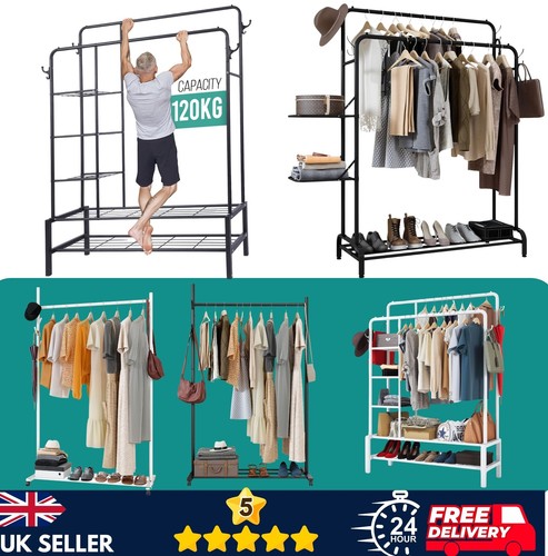Heavy duty clothes rail - clothes,