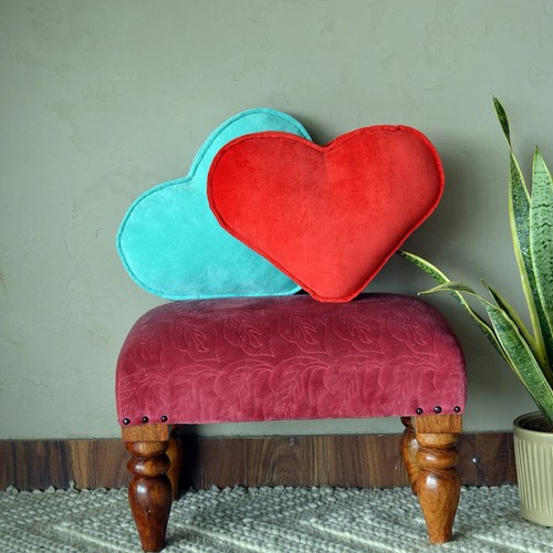 Heart shaped pillow soft - heart,