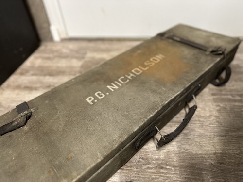 Antique canvas gun - antique,