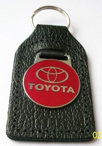 Toyota leather keyring - leather,