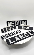 Custom Classic Car Number Plates - License Plate for Kid's Car's- Multiple Sizes