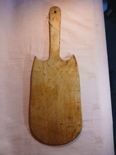 C19th WELSH BREAD CAKE PIE PEEL Treen. Beautiful Patination