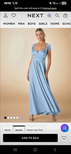 Next blue jersey - blue, wrap