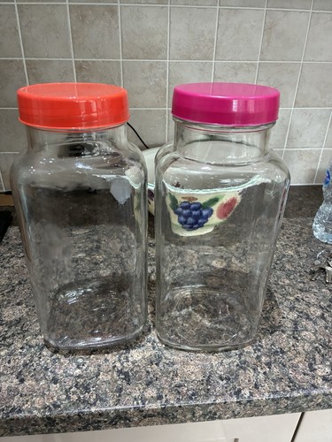 Glass sweet jars - sweet,