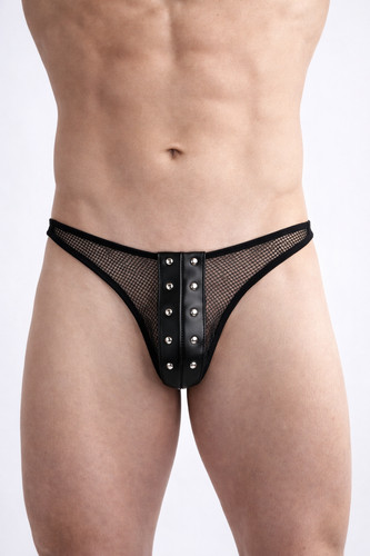 Mens sexy fishnet faux - fishnet,
