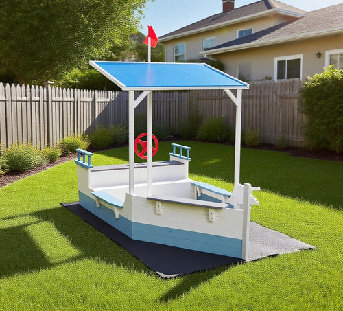 Kiddo skipper wooden ship - wooden,