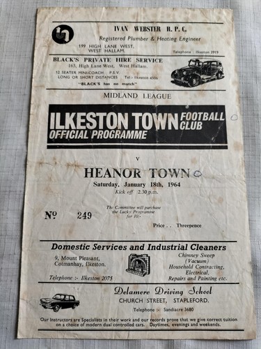 1963 ilkeston town - 1963/64,