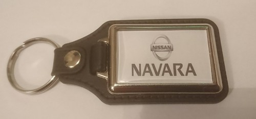 Nissan navara leather keyring - leather,
