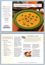 Cream Of Pumpkin Soup #67 - Snacks - Grandma's Kitchen Recipe Card