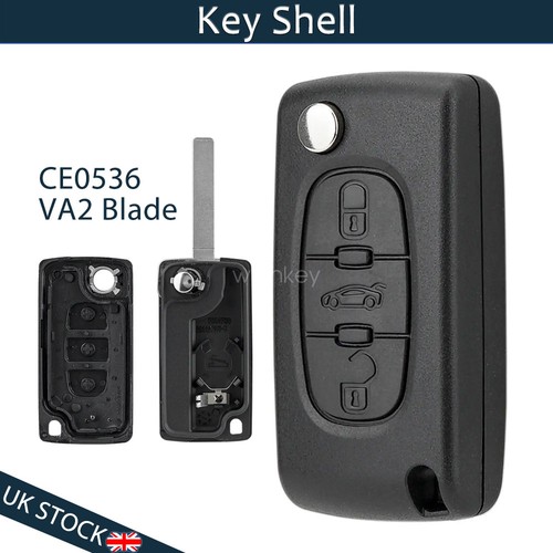 3button filp key fob case - 3button,