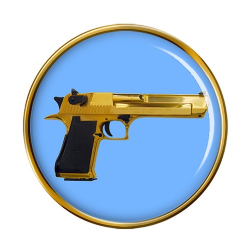 Desert eagle pin badge - desert,