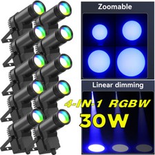 10PC 30W RGBW LED Stage