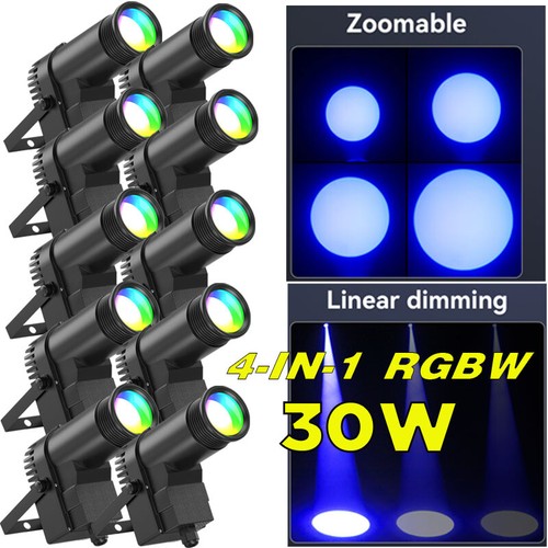 10pc 30w rgbw led - 10pc,