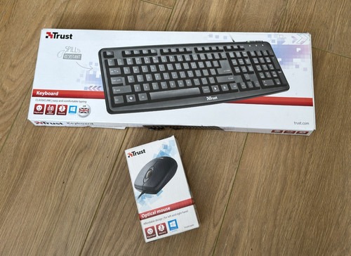 Trust wired keyboard mouse - wired,