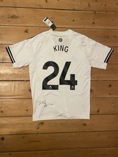 Josh King Signed Fulham Football Shirt COA Premier League