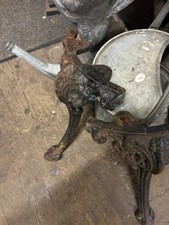 Set Of 3 Cast Iron Table Legs
