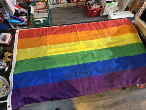 5x3ft large rainbow flag pride - 5x3ft,