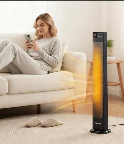 Midea 2000w ceramic tower - ceramic,