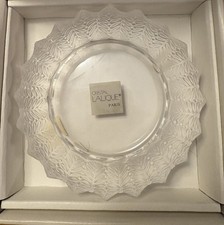 Lalique France Crystal Plate