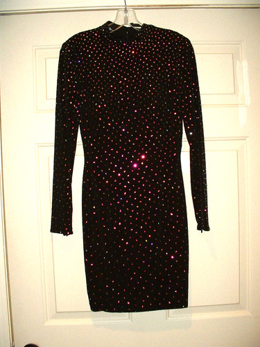 Jovani 1460 black colorful - black, w/colorful
