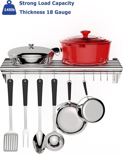 Stainless steel kitchen - stainless, racks