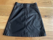 M&S FAUX LEATHER SKIRT WOMEN'S