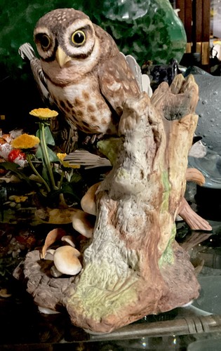 Boehm porcelain little owl - porcelain,