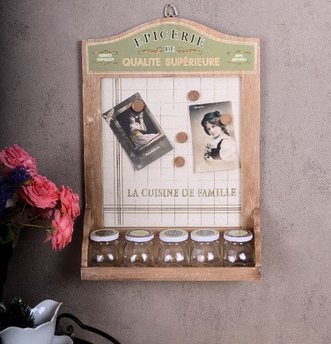 Spice rack bulletin board - rack, &