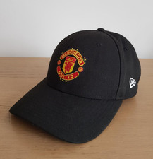 Manchester United New Era 9FORTY Black Adjustable Football Baseball Cap Official