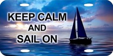 Keep Calm & Sail On Sailboat