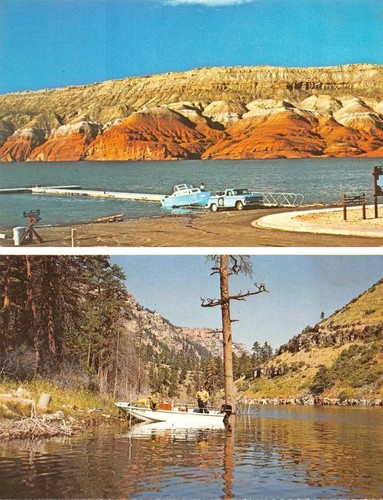 Postcards wyoming - 2~postcards, wy