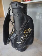Vintage Leather King Cobra Golf Cart Bag