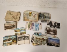 Vintage Postcard Used Job Lot /w Stamps