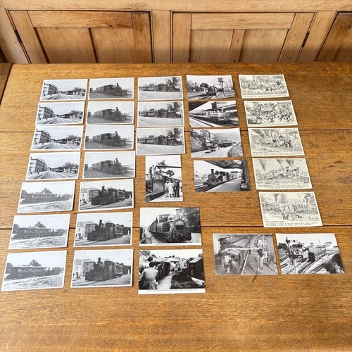Vintage railway postcard steam - railway,