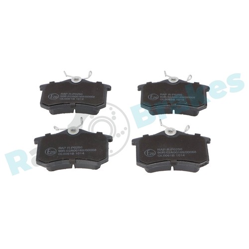 Rear brake pad set disc - set,