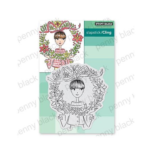 Penny black cling rubber - penny,