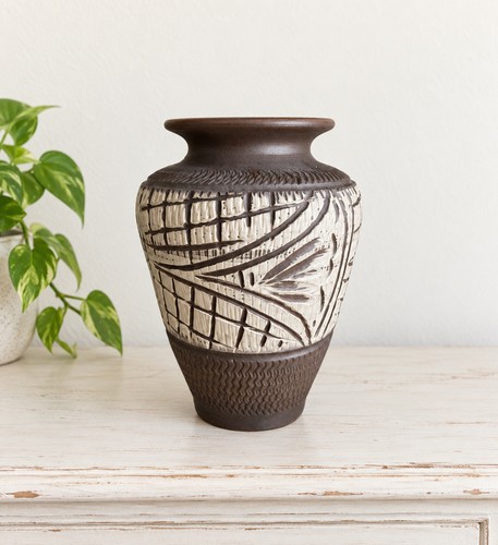 Vintage studio pottery vase - studio,