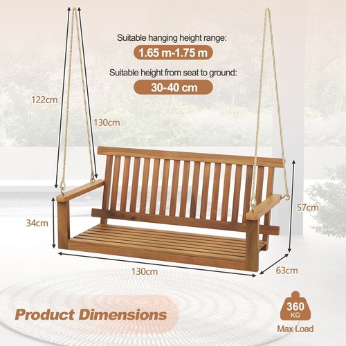 Outdoor porch swing bench - outdoor,