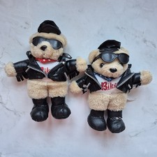 Vintage biker teddy bears - vintage,