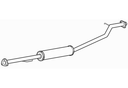 Quality centre exhaust - exhaust, middle