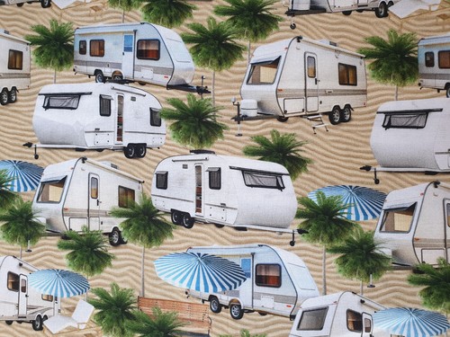 Caravan fabric 100 cotton - fabric, uk