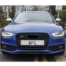 Audi A4 B8.5 S4 2013-2015 front radiator grille gloss black