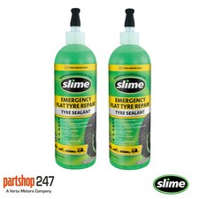2x Slime Flat Tyre Sealant Car