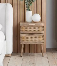 Bedside table set oak - table, 2