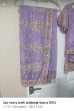 Asian Indian Pakistani Bridal Lengha Dress Wedding Outfit