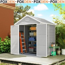 6 x 5ft Plastic Garden Shed
