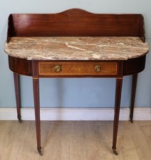 An Edwardian mahogany and