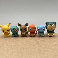 Pokémon Mini Figures Bundle 1 Inch X6 Cake Toppers #P