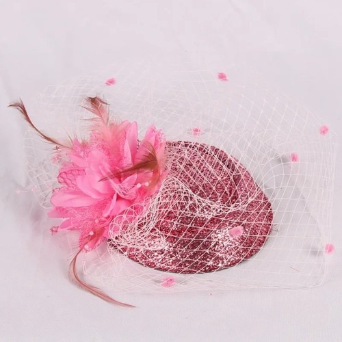Women fascinator hair clip hat - fascinator,